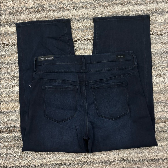 Liverpool The Wide Leg Jeans Sz 14/32 NWT | Liverpool Dark Wash Wide Leg Jeans- - Picture 2 of 16